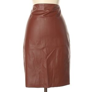 Express Faux Leather Skirt